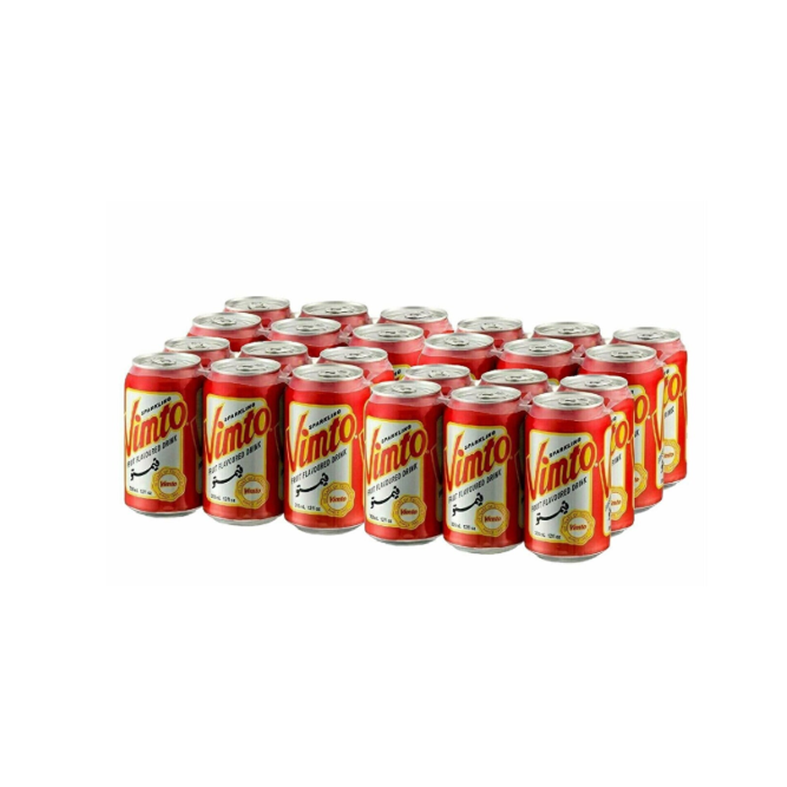 Vimto Sparkling Fruit Flavored Soft Drink (Pack of 24)