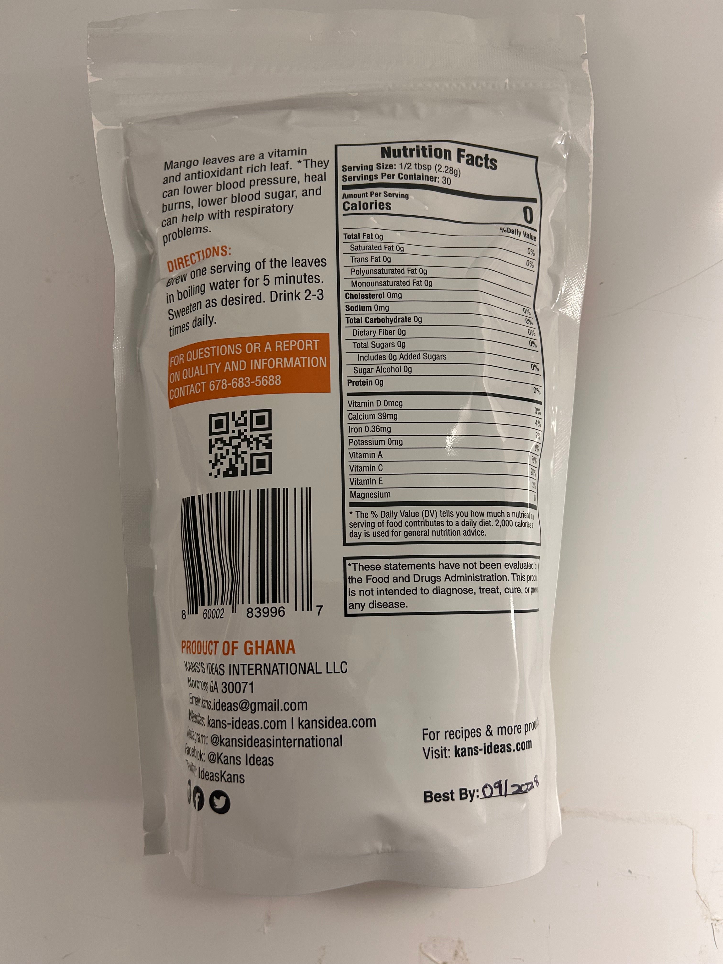 Kans Mango Loose Leaf Tea