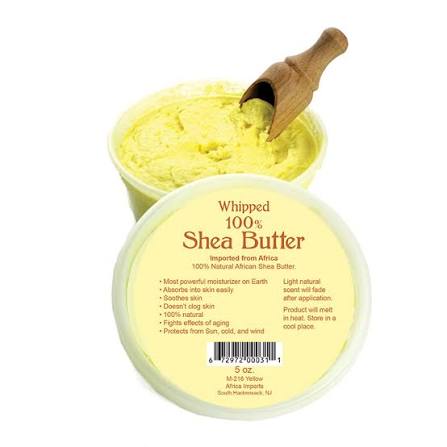 Whipped Shea Butter Yellow 5 oz