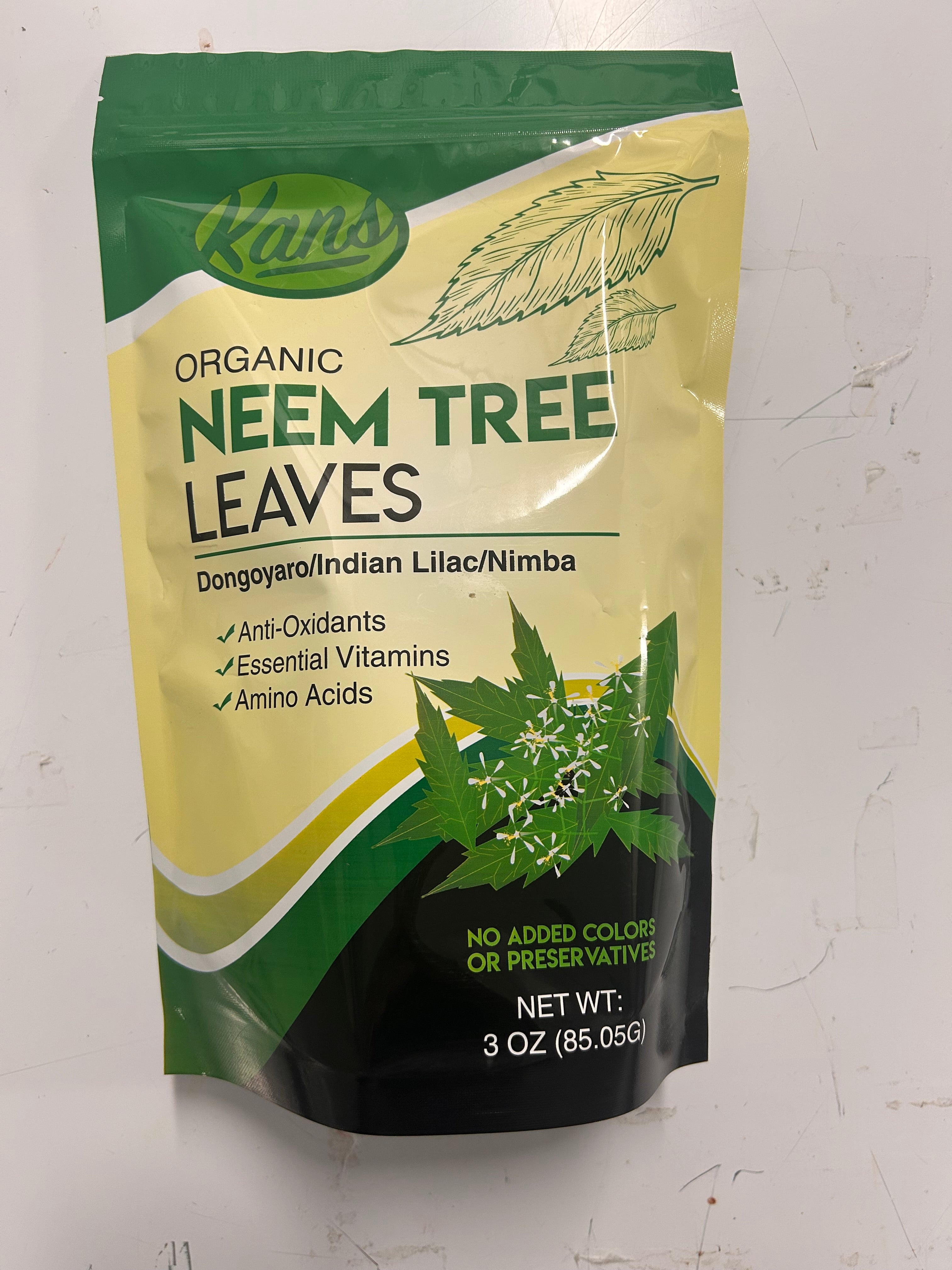Kans Organic Neem Tree Leaves 3oz