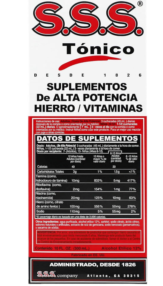 S.S.S. Tonic 300ml