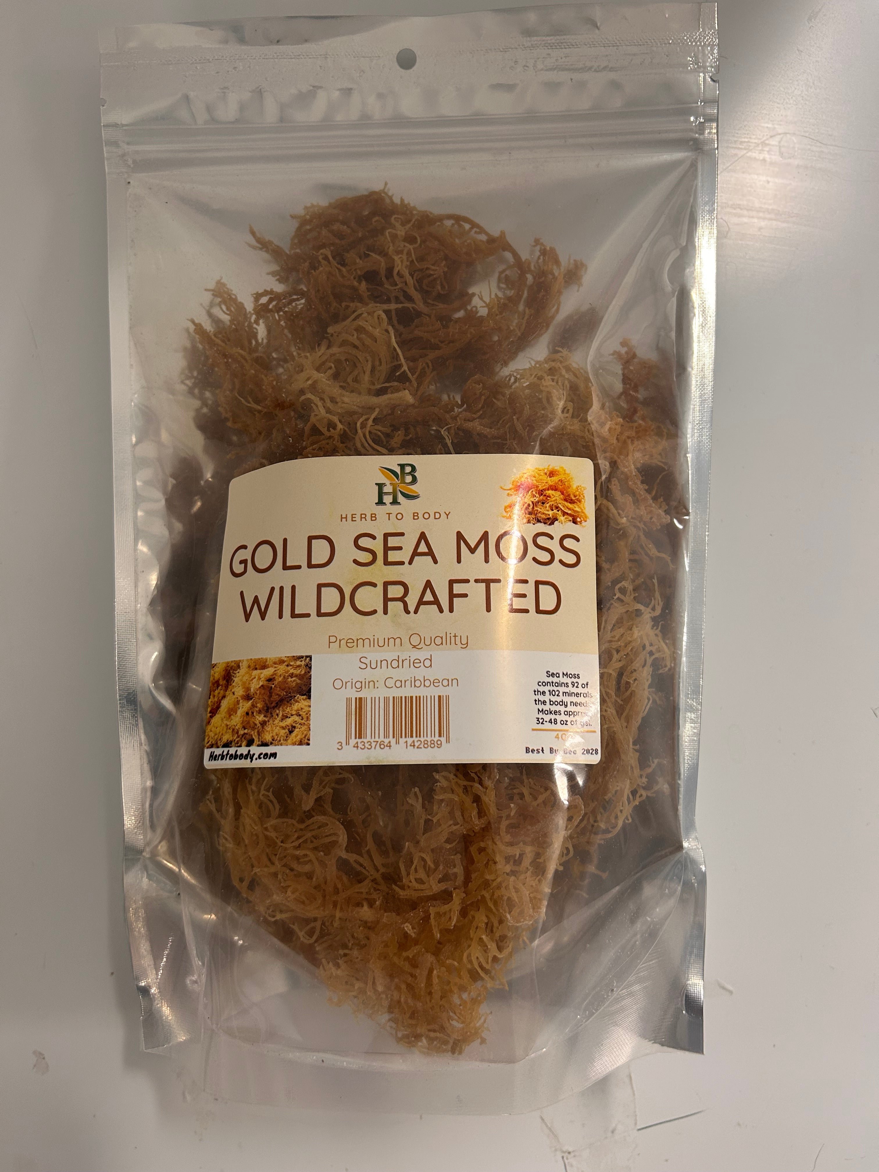 Gold Sea moss wildcrafted 4oz
