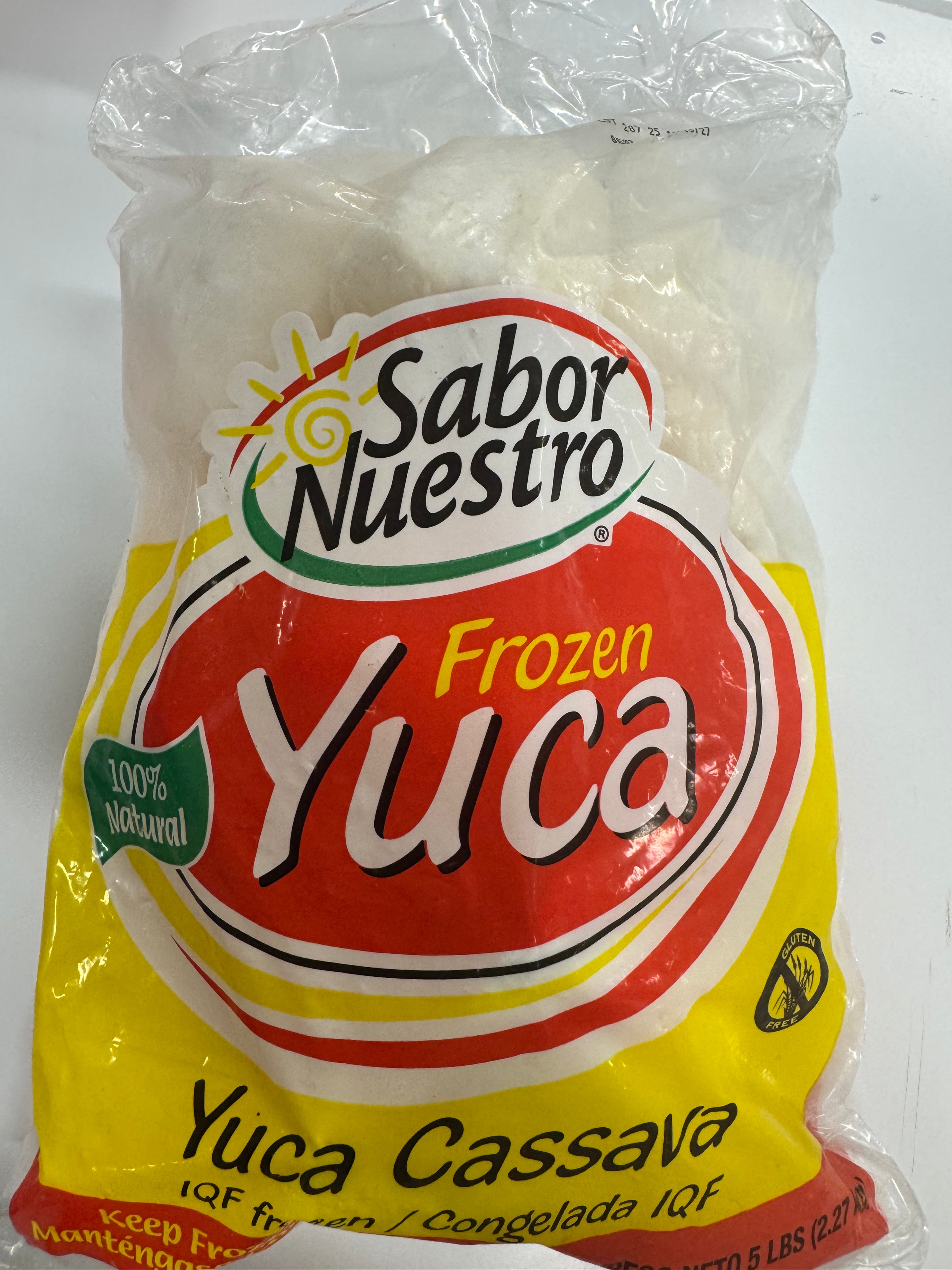 Frozen Yuca Cassava 5 Lbs