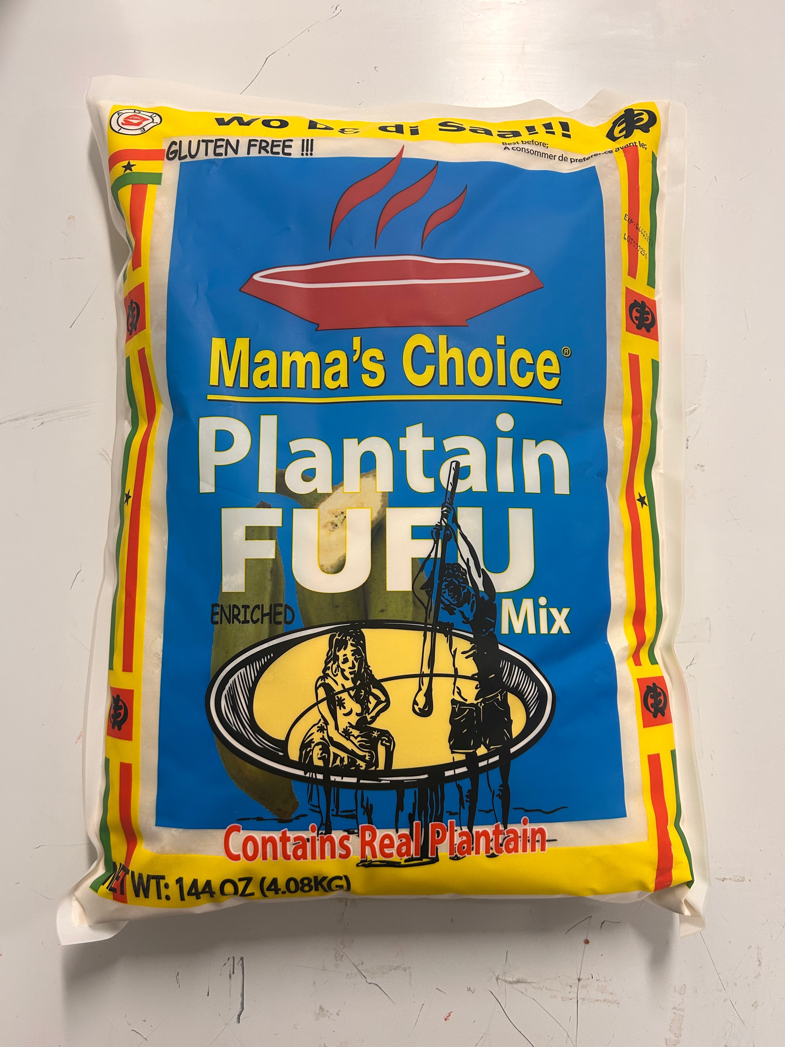 Mama's Choice Plantain Fufu Mix 144 oz